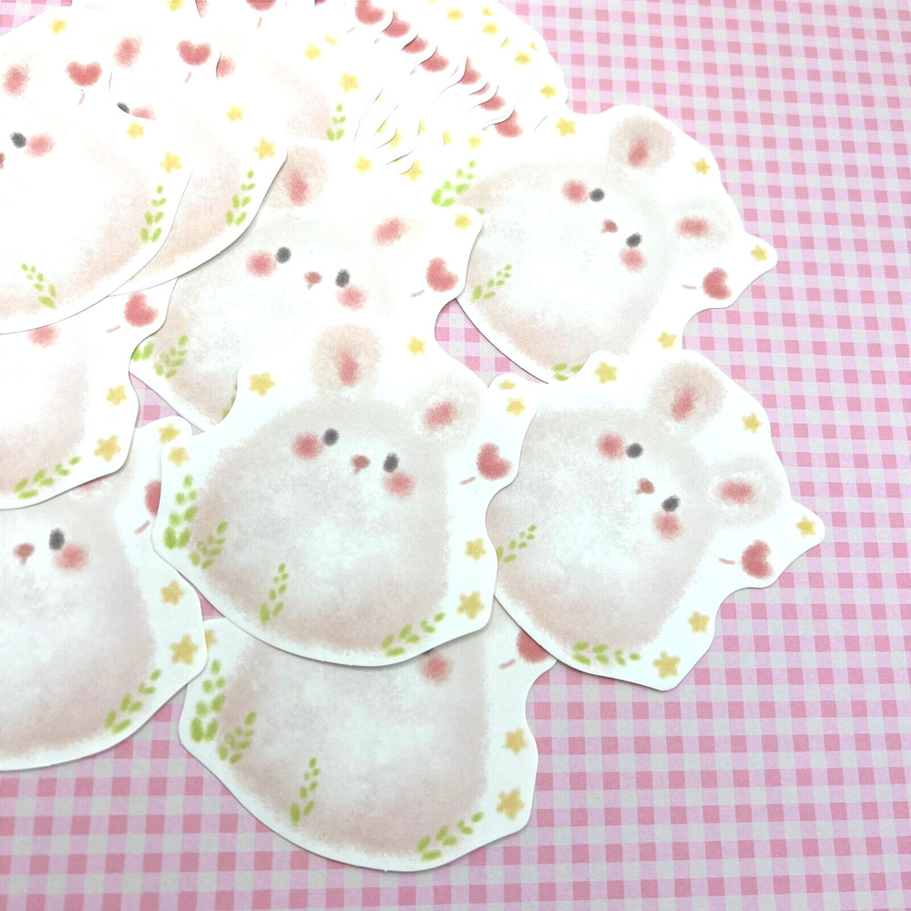 Easter Bunny Memo Note Sheets Cute Kawaii Scrapbooking Planners Journals