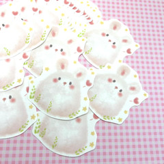 Easter Bunny Memo Note Sheets Cute Kawaii Scrapbooking Planners Journals