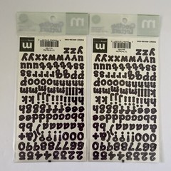 Making Memories Creative Letters Scrapbooking – 7/16″ Dot Plum Purple