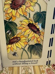Chartpak Color Scenes Rub On Transfers Sunflowers Sewing Notion Birdhouses LOT