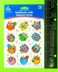 Carson Dellosa Birthday Celebration Owls Stickers Pack