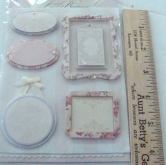 NEW SEALED K & Company Bordeaux Frames Tags Dimensional 5 Stickers – 555556