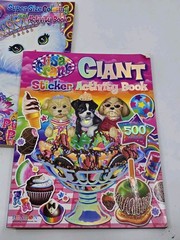 Modern Lisa Frank Stickers Coloring Activity Books LOT – Some Used