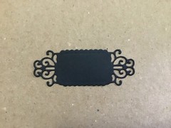 Book Plates / Labels Die Cut Embellishments 10 pcs 1” x 2-1/2” choose color