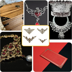 96Pcs Vintage Metal Book Corner Protectors for Scrapbooks and Crafts