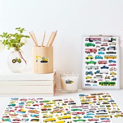 Construction Vehicles Stickers – 665 Waterproof Car & Truck Adhesive Decals for