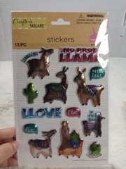 Crafters Corner Puffy 3D Metallic Sticker Lot Of 4 Scrapbooking