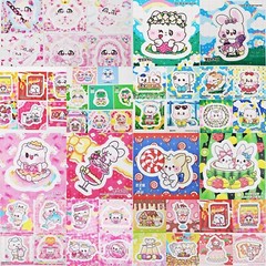 100 pcs random Korean high quality kiss cut sticker lot, kpop photocard stickers