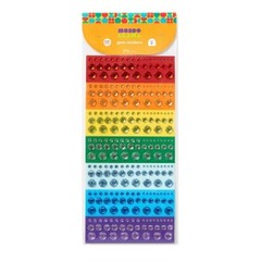 273ct Rainbow Gem Stickers – Mondo Llama: Rhinestone & Gemstone Face
