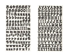 🌟💛 Lot of 8 Recollections Gold Chunky Glitter Alphabet Stickers ✨
