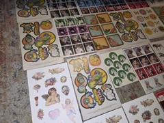 Vintage Stickers Current Inc And Other Brands Animals, Balloons Etc 24 Total