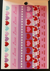 RECOLLECTIONS VALENTINE’S DAY STICKER BOOK 295 PC STICKERS 12 SHEETS ROMANCE
