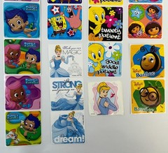 LOT 153 SmileMakers Sticker Sheets Y2K 2000s 2010s Spongebob Tweety Nickelodeon