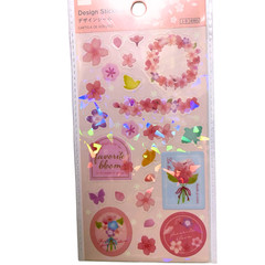 Kawaii Sakura Cute Cherry Blossom Sticker Set Japan Stationery