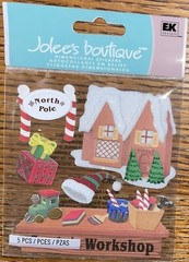 RARE Jolees Santa Claus Workshop North Pole Elf’s Toys CHRISTMAS Gifts Presents
