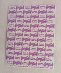 Vintage 90’s Lisa Frank Sticker Lot 4 S363 278 210 242 White Tiger Monkeys