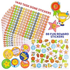 Potty Training & Reward Chart for Kids – 26 Toddler Charts & 1,528 Stickers –…