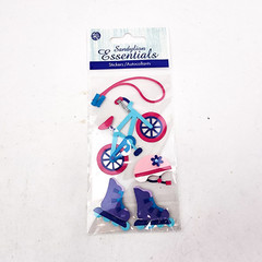 Sandylion Essentials Dimensional Stickers Play Time Girl 2004 Sealed Package a