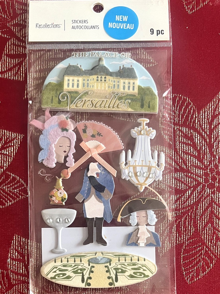 RARE & ONLY 1 – VERSAILLES RECOLLECTIONS 3D STICKERS