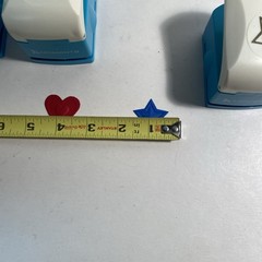 Lot Of 4 Momenta Punches For Cards/Papercrafts Snowflake Heart Star Flower Leaf