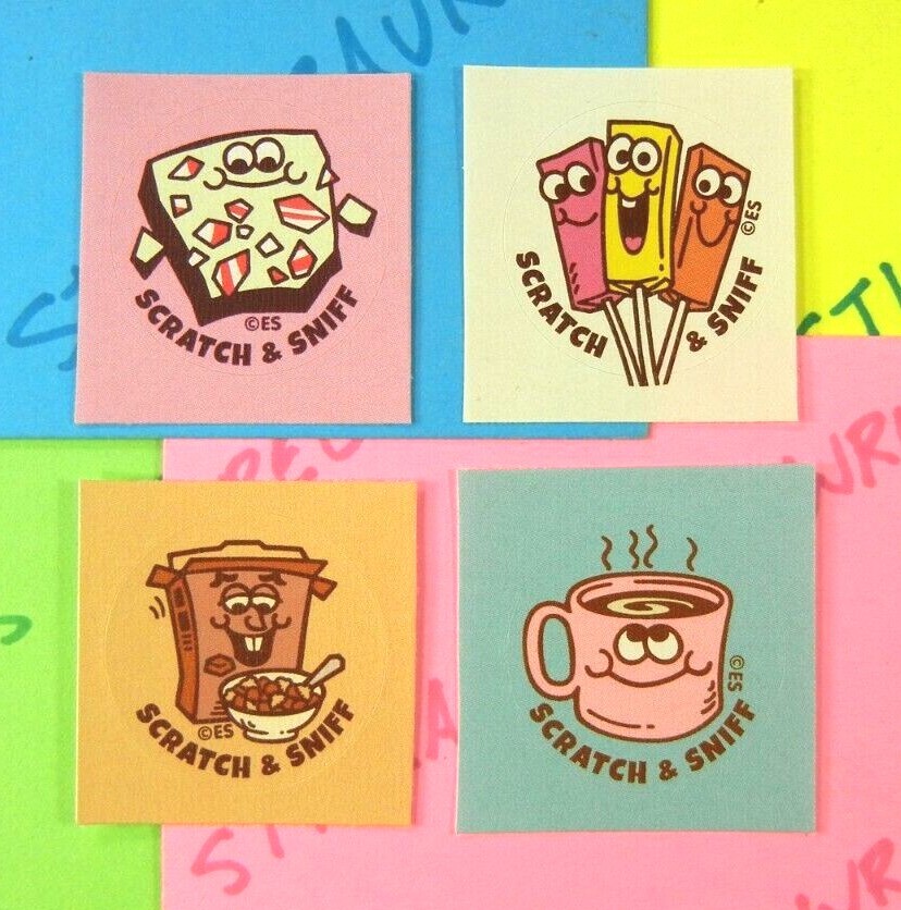 Peppermint Bark Coffee Chocolate Cereal Taffy Pops Sticker You Choose