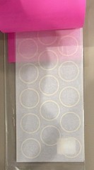 SHABO Ultimate Tire Graphics Circle Stickers Decals Sheet, White