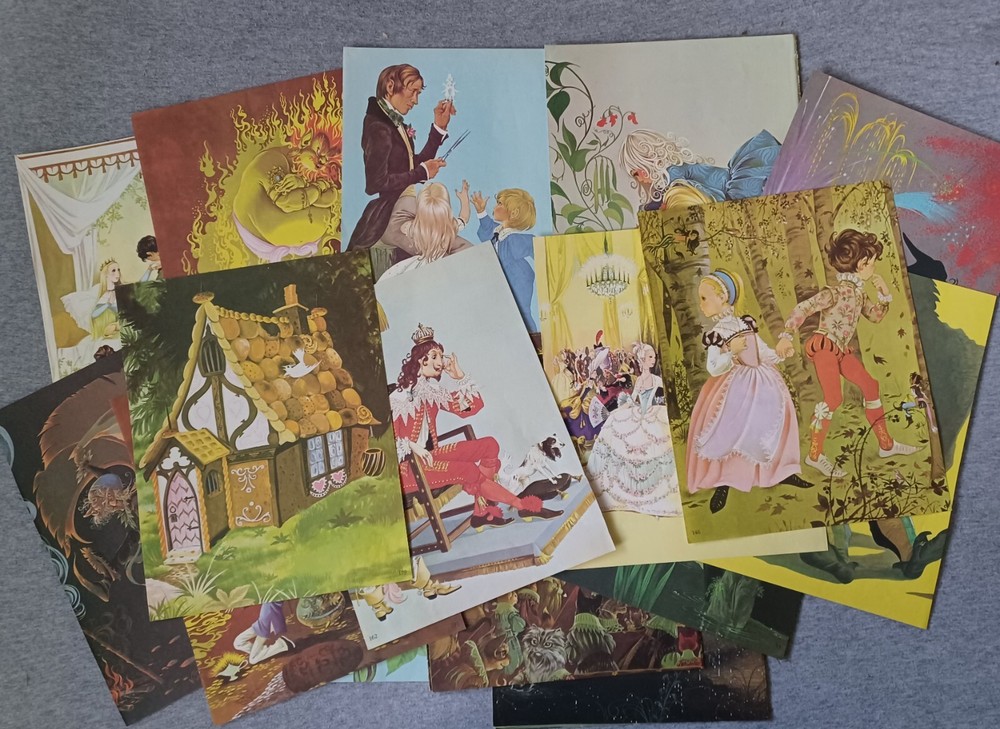 20 pcs Junk Journal, Scrapbook Collage Ephemera Embellishment Fairy Tale Kit