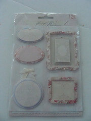 NEW SEALED K & Company Bordeaux Frames Tags Dimensional 5 Stickers – 555556