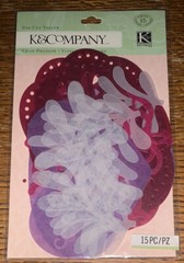 K&Company Susan Winget Die Cut Velum Ocean Plants Sea Scrapbook Stickers