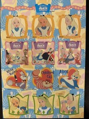 Alice In Wonderland Sticker Sheet Scrapbook Craft Collectible