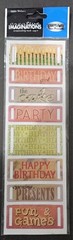 Creative Imaginations-Expoxy Stickers-Birthday