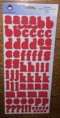 Lil Davis Designs ~Castaway Sunset Cardstock Alphabet Letters Scrapbook Stickers