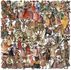 100PCS Vintage Victorian Stickers Pack – Aesthetic Retro Clear Ephemera Sticke