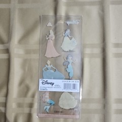Disney Princess Scrapbooking Embellishments Lot Mixed Models Paper Metal Fabric