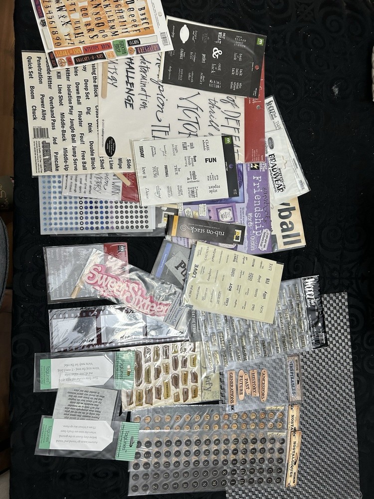 Large Lot Of Scrapbook Supplies