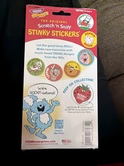 TREND Scratch n Sniff RETRO STINKY STICKERS, Hot Cocoa scented -NEW!
