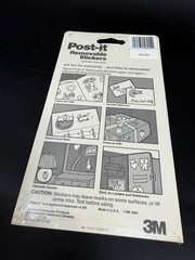 Vintage 1990 3M Post-It Removable Stickers Ballet Bubbles HQ-521 90s Retro