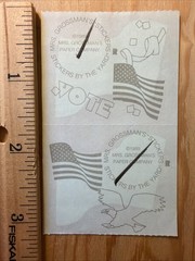 American Flag Sticker Sheet Scrapbook Craft Stickers