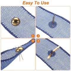 500pcs Brads Paper Fastener, 10mmx16mm Metal Split Pin for Paper Craft, Gunmetal