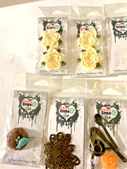 Mixed Resin Embellishments By Marion Smith Designs For Arts & Crafts