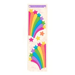 Message Units Sticker Strip Rainbow Stars Cardesign Vintage 1982 Stickers