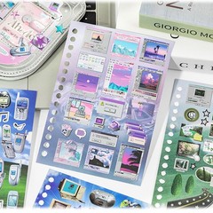 Japanese Sticker Book – 30 Sheet Sticker Book for Journaling & Scrapbooking |…