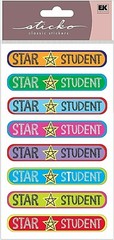 Sticko STAR STUDENT Repeat Metallic Stickers – 8 pcs