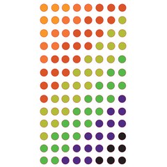 Scrapbooking Crafts Stickers Stickos Halloween Puffy Dots Orange Purple Black