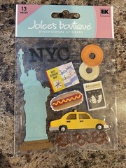 Jolee’s boutique NYC New york city dimensional stickers scrapbook