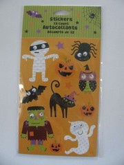 Studio 18 Stickers HALLOWEEN w/Wiggle Eyes 12 Pieces NIP