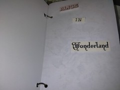 Alice In Wonderland Journal Time For Tea Scrapbook USA Seller
