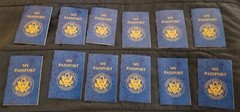 Kicko Passport Sticker Book For Parties – 12 Pack – Pad Of Famous Places