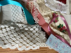 Junk Journal Craft Supplies Most Vintage Photos Trim Ribbon Ephemera Button Plus