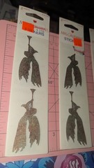 Vintage Mrs Grossmans Stickers Metal Angels Lot Of Three Packages-6 sheets READ